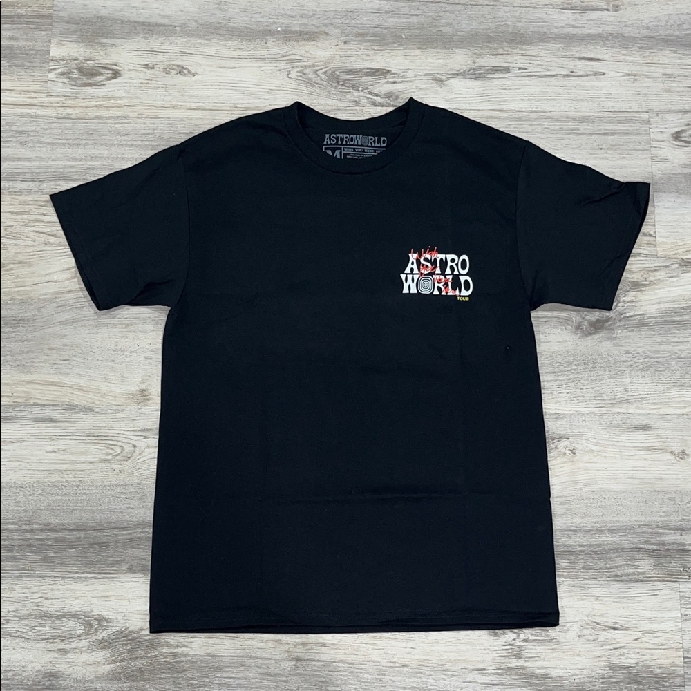 Travis Scott Astro world tour Black Short Sleeve Men's Tee